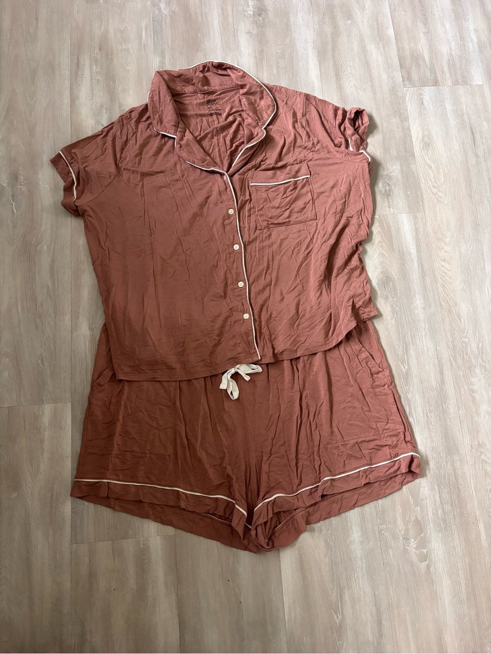 Women's Short Sleeve Pajama Set 2X